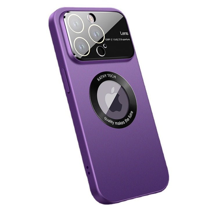 "Magnetiskt iPhonefodral med starkt skydd, 360-graders skydd, kristallklar design, laddstöd, dammtät funktion."