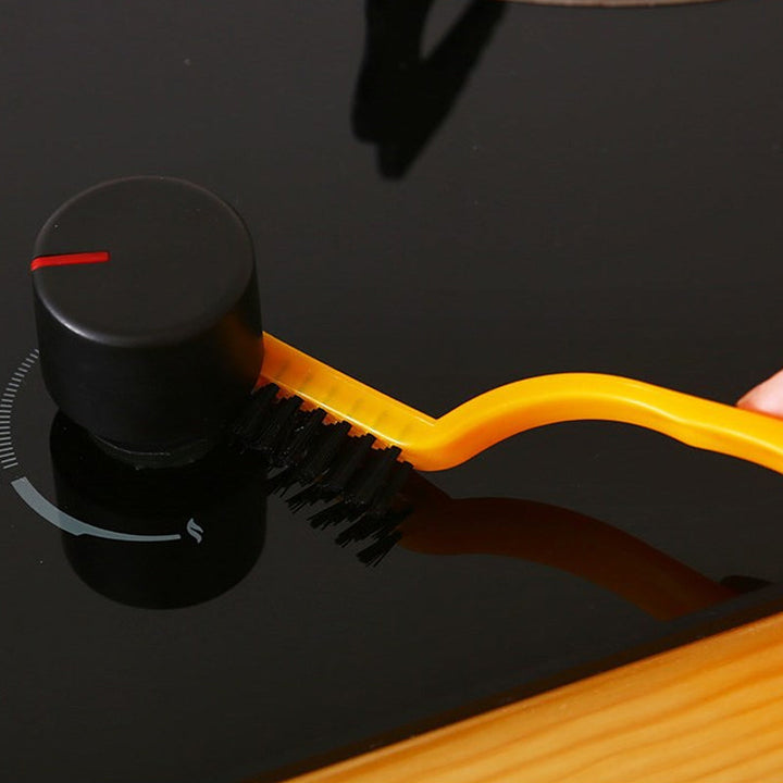 "Mångsidig rengöringsborste med järn-, koppar- och nylontråd för spisfläkt, ergonomiskt handtag, kökshjälpmedel."