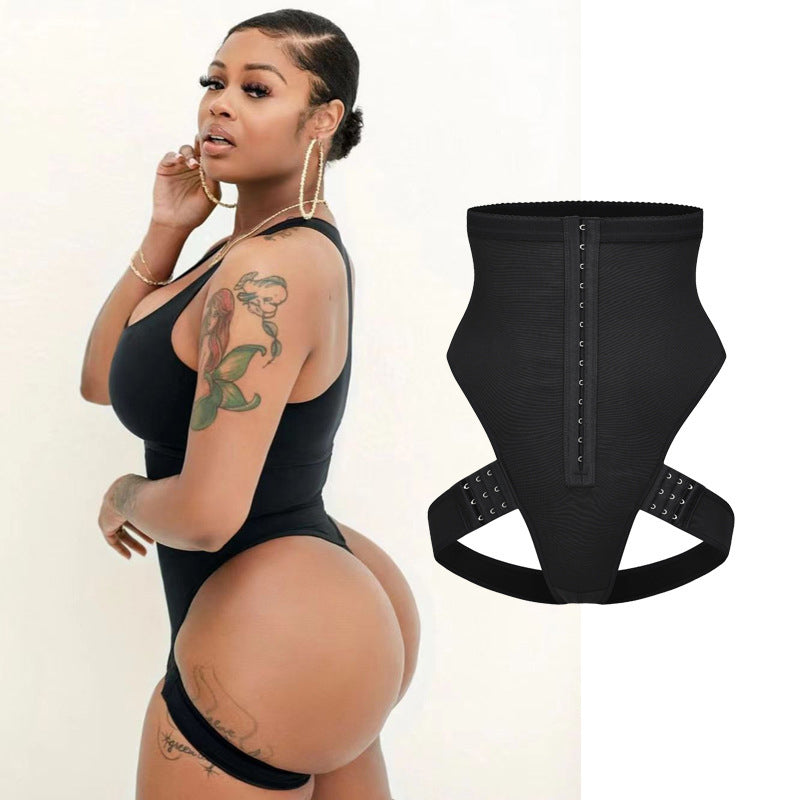 "Manschett shapewear för kvinnor, midja & rumplyft, päronformad siluett, svart, sömlös design, elastisk passform."