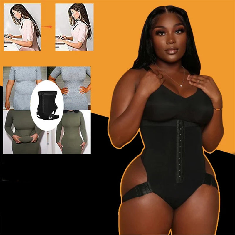 "Manschett shapewear för kvinnor, midja & rumplyft, päronformad siluett, svart, sömlös design, elastisk passform."