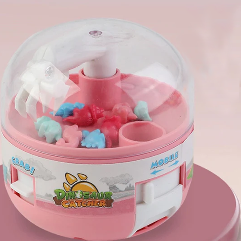 "Mini dinosaurie klomaskin i färgglad design, leksak för barn, erbjuder spelglädje och skicklighetsutveckling."