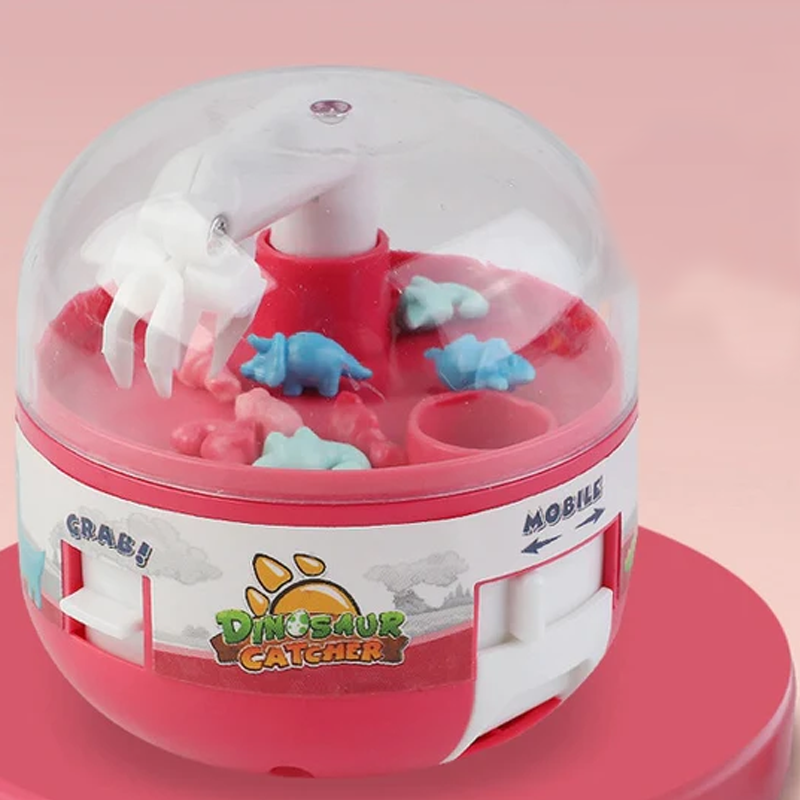 "Mini dinosaurie klomaskin i färgglad design, leksak för barn, erbjuder spelglädje och skicklighetsutveckling."