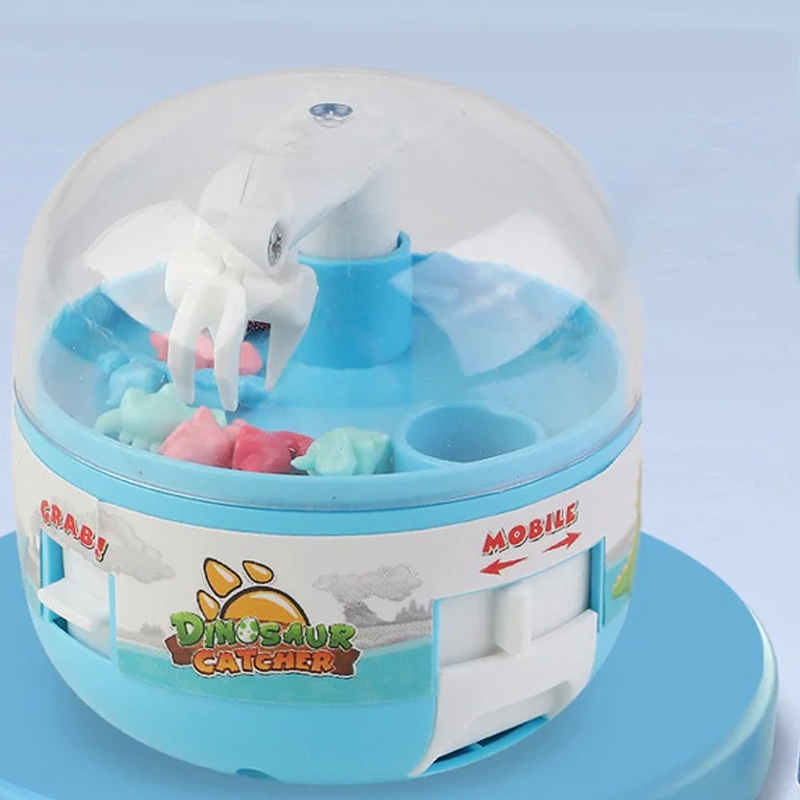 "Mini dinosaurie klomaskin i färgglad design, leksak för barn, erbjuder spelglädje och skicklighetsutveckling."