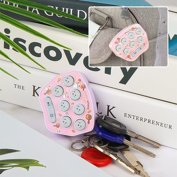 "Mini Jordekorre-spel för barn, elektronisk leksak i blått, rosa, lila eller grönt. Perfekt för hand-öga-koordination."