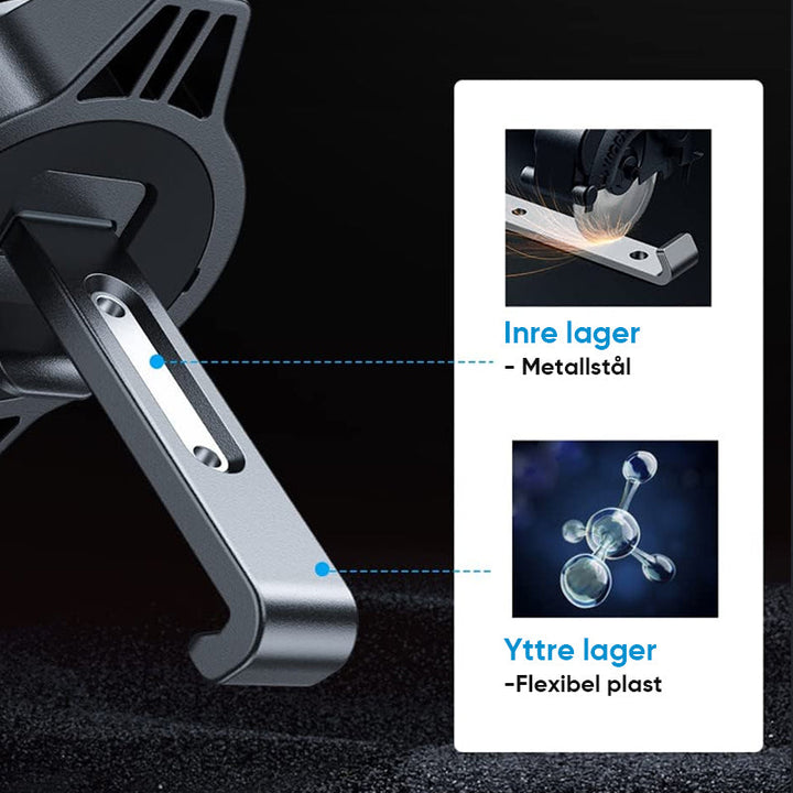 "Multifunktionell biltelefonhållare för luftventil, modern design, stabilt grepp och justerbar 360 graders synvinkel."