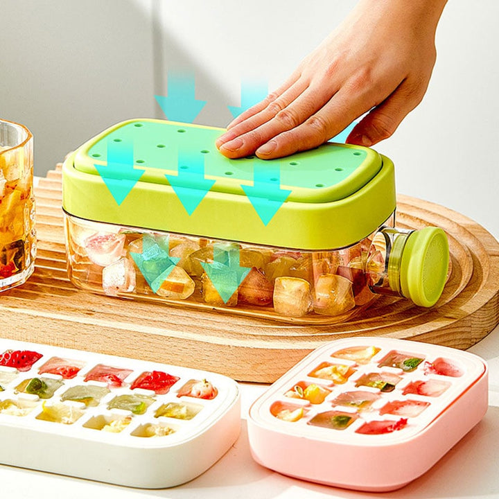 "Multifunktionell isflaska med sugrör, hållbar design, läcksäker, i rosa, grön och vit, kapacitet 500 och 800 ml."