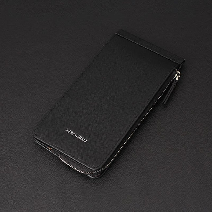 "Multifunktionell plånbok med RFID-skydd, eleganta färger, rymmer 26 kort, lätt och kompakt för modern användning."