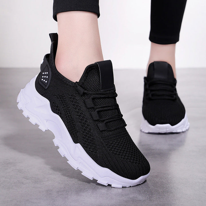 "Ortopediska sneakers för kvinnor, grå och eleganta, med stötdämpande gelinsulor och halkfria sulor, för optimal komfort."