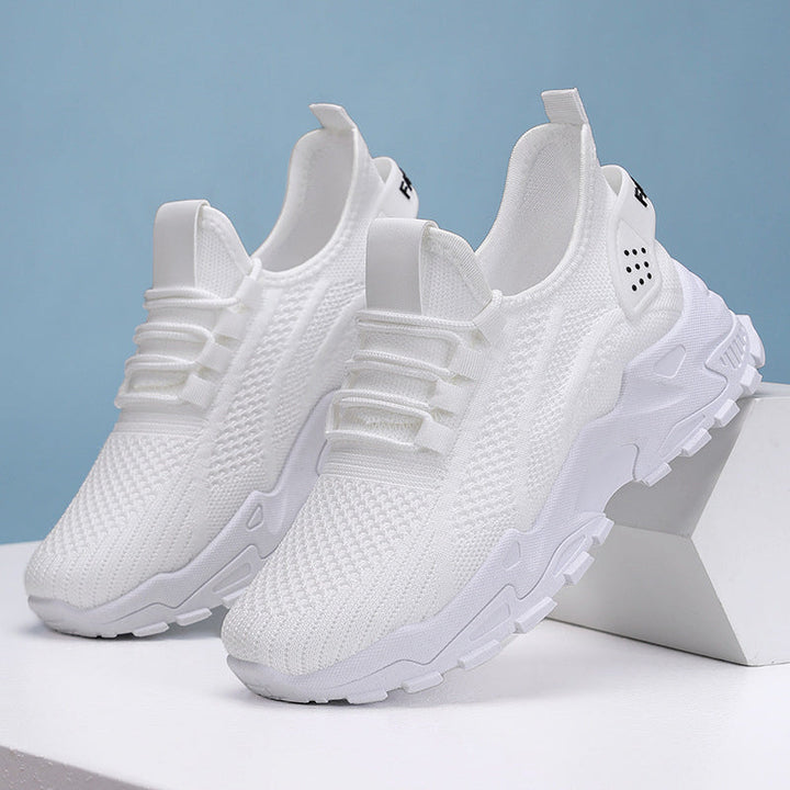 "Ortopediska sneakers för kvinnor, grå och eleganta, med stötdämpande gelinsulor och halkfria sulor, för optimal komfort."