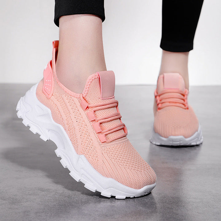 "Ortopediska sneakers för kvinnor, grå och eleganta, med stötdämpande gelinsulor och halkfria sulor, för optimal komfort."