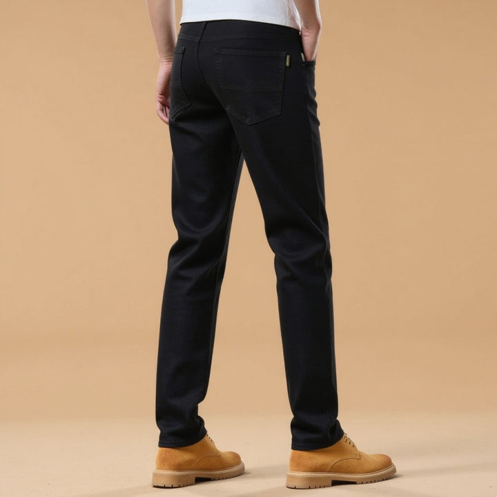 Slim-Fit Stretch Denim-byxor för män