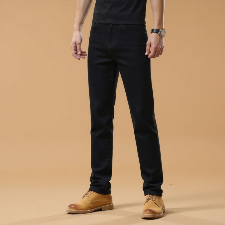 Slim-Fit Stretch Denim-byxor för män