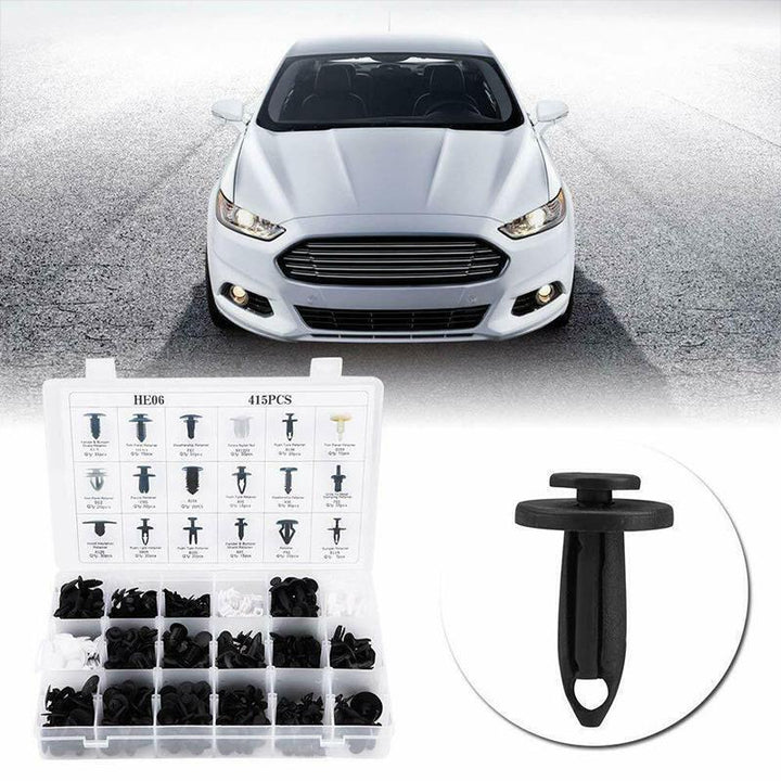 "Plastclips för biltillbehör, robusta och enkla att installera, används för att säkra bilens delar och accessoarer."