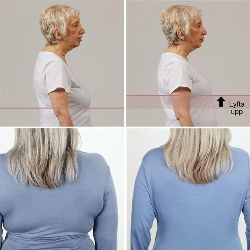 Plusstorlek elastisk push-up BH för kvinnor i hudton, med frontstängning och sido vingar för stöd och smickrande passform.