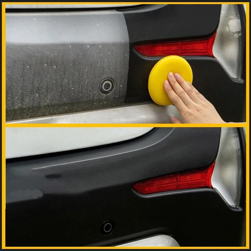 "Reparationsagent för plastdetaljer i bil, kapsel på 10 ml med applikator, perfekt för stötfångare och speglar."