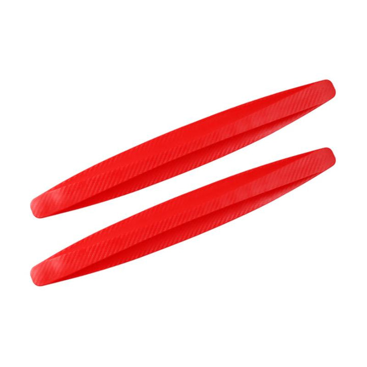 "Represistenta stötfångarskydd i PVC för bilar, stilrena färger grå, röd, svart, vit. Elegant design, universell passform."