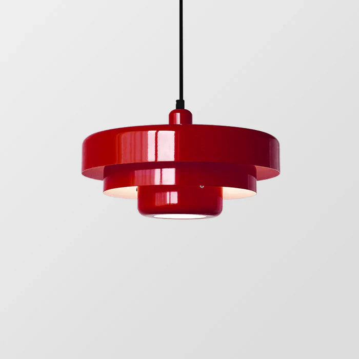 Retro taklampa i metall. Modern design, justerbar längd.  Elegant pendellampa för hemmet.