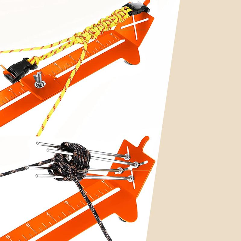 "Robust verktygssats för att skapa armband, inkluderar flera färgalternativ i gröna och orange toner för DIY-entusiaster."