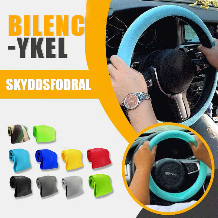 "Silikon bilrattskydd med halkfri yta och komfortabel, färgglad design för säker och bekväm körning året runt."
