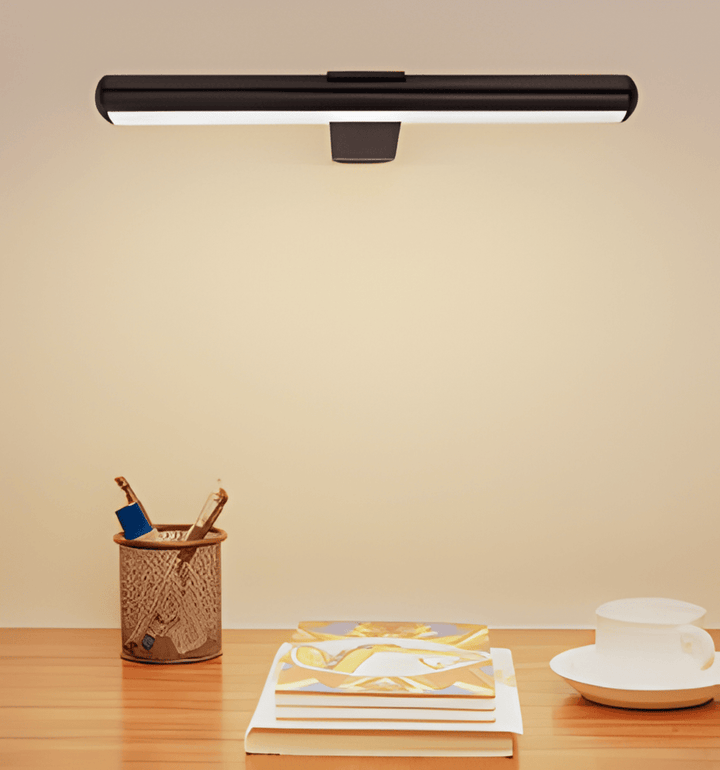 Sladdlös LED-vägglampa, modern & roterbar design.  Mjukt, behagligt ljus. Enkel installation.