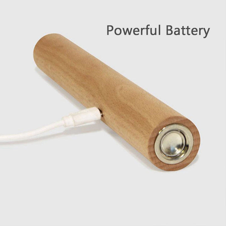 Smart 360° vägglampa i trädesign med justerbar styrka, elegant och bärbar, perfekta för modern heminredning.