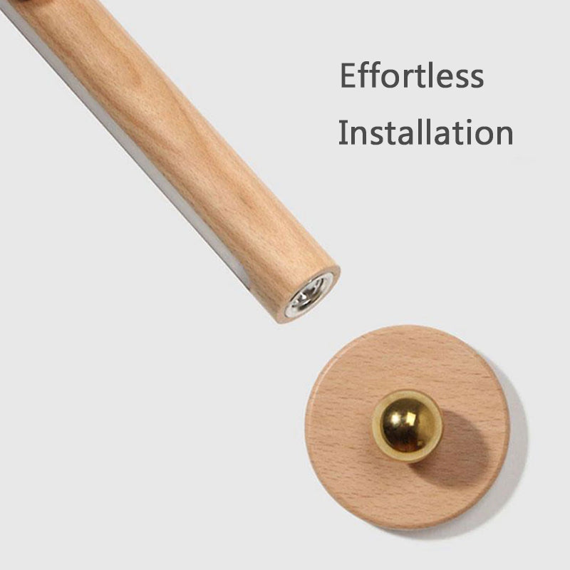 Smart 360° vägglampa i trädesign med justerbar styrka, elegant och bärbar, perfekta för modern heminredning.