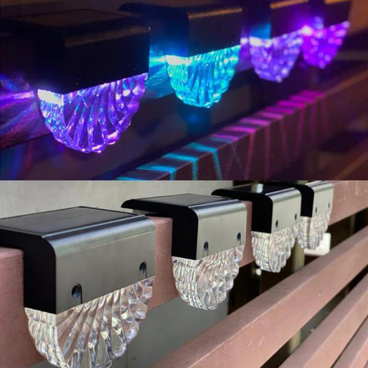 "Solcellsdriven altanbelysning IP65, elegant design, varmt och flerfärgat ljus, vädertålig för trädgårdsdekoration."