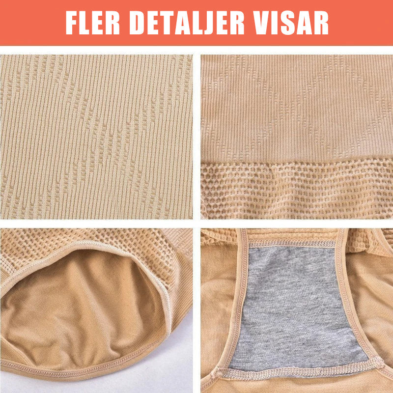"Sömlös högmidja shape wear trosa för kvinnor, slät design, passar under kläder, i material som formar och stöder"