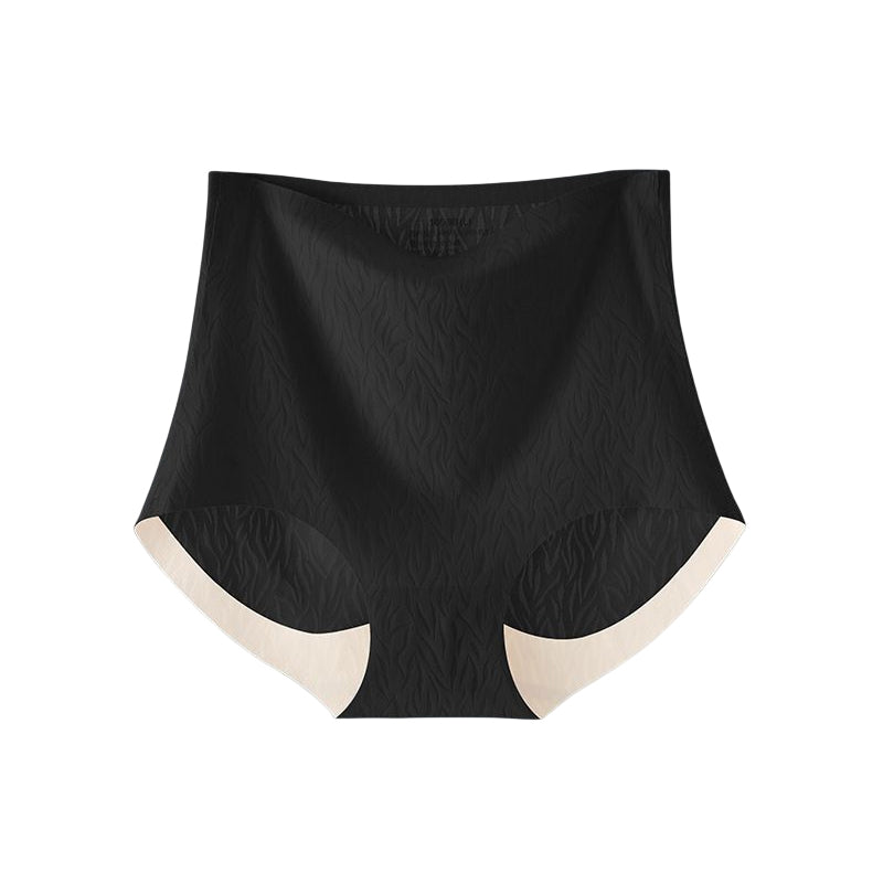 "Sömlösa underkläder för kvinnor med hög midja, beige, andningsbar bomullsgren, osynlig och bekväm passform."