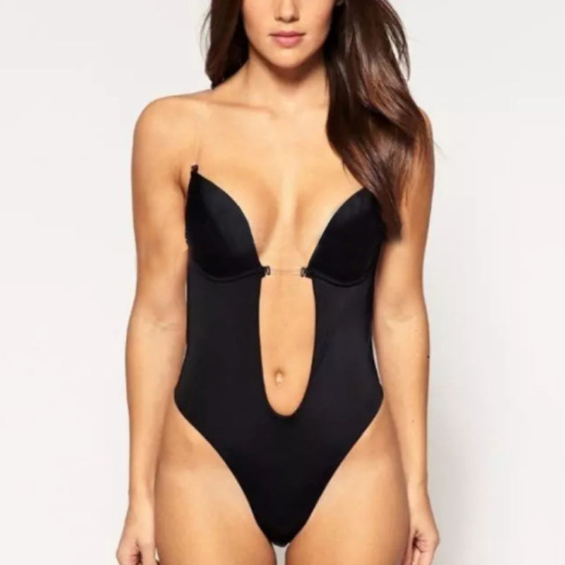"Sömlöst dam shapewear, låga skärningar, formande design, justerbara axelband, vit färg, nylonblandning för komfort."