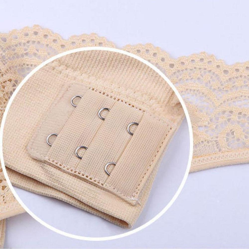 "Sportig spets BH med justerbara korsade spetsaxelband, sömlös design, lyftande effekt, elegant lingerie"