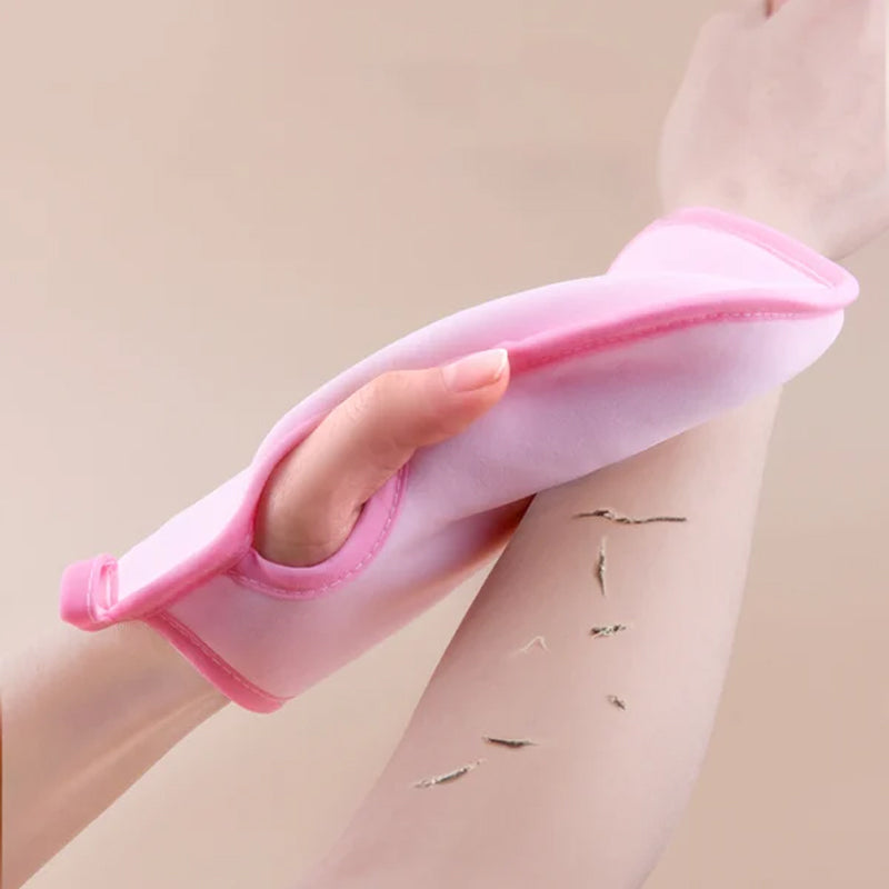 Supermjuk exfolierande badvante för hudföryngring, PVA-material, olika färger, unisex, dubbelsidig, 2*15*10cm, 15g.