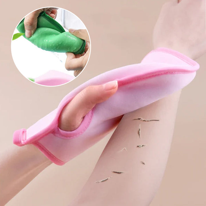 Supermjuk exfolierande badvante för hudföryngring, PVA-material, olika färger, unisex, dubbelsidig, 2*15*10cm, 15g.