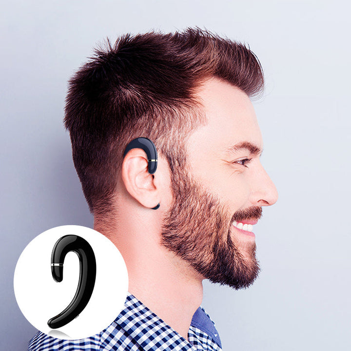 Trådlösa Bone Conduction Bluetooth-hörlurar med ergonomisk design, kristallklart ljud och öppen öronkomfort klara för musik o
