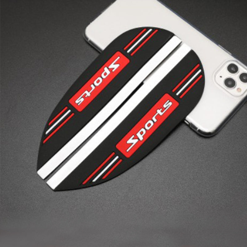 "Transparent PVC visirskydd för backspeglar, robust och flexibel, skyddar mot regn och förbättrar sikt vid körning."