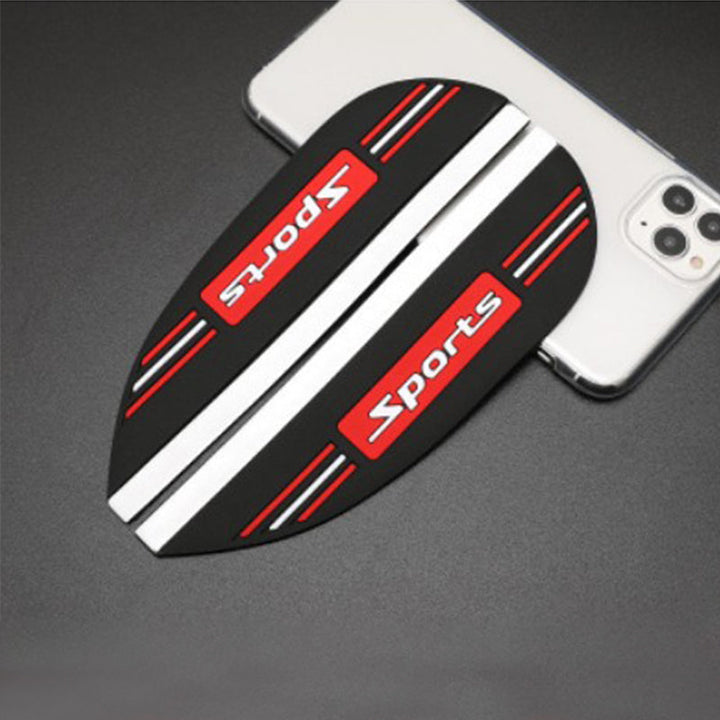 "Transparent PVC visirskydd för backspeglar, robust och flexibel, skyddar mot regn och förbättrar sikt vid körning."