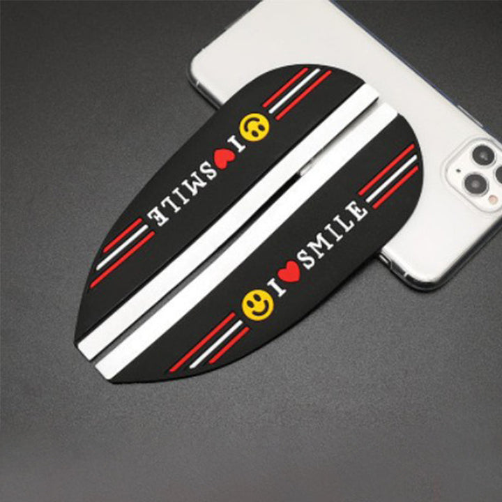 "Transparent PVC visirskydd för backspeglar, robust och flexibel, skyddar mot regn och förbättrar sikt vid körning."