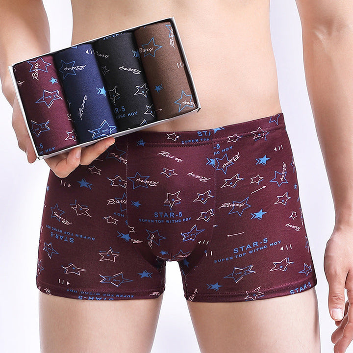 "Ultramjuka herrbyxor i 4-pack, lätta och andningsbara, i neutrala färger. Perfekta för komfort och stil hela dagen."