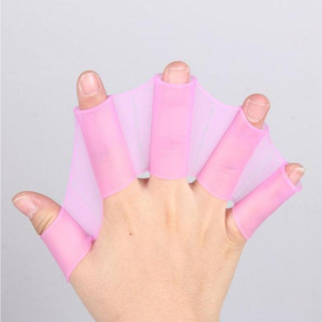 Unisex Simhandskar i Silikon med Hydrodynamisk Design