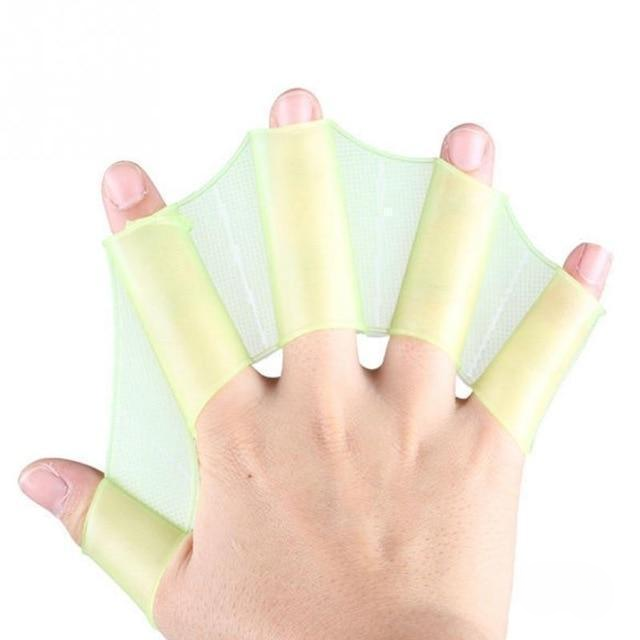 Unisex Simhandskar i Silikon med Hydrodynamisk Design