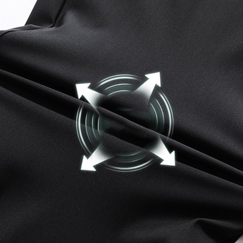 "Unisex snabbtorkande stretchbyxor för friluftsliv, anpassade för alla väder, med elastiskt midjeband och dragkedjefickor."