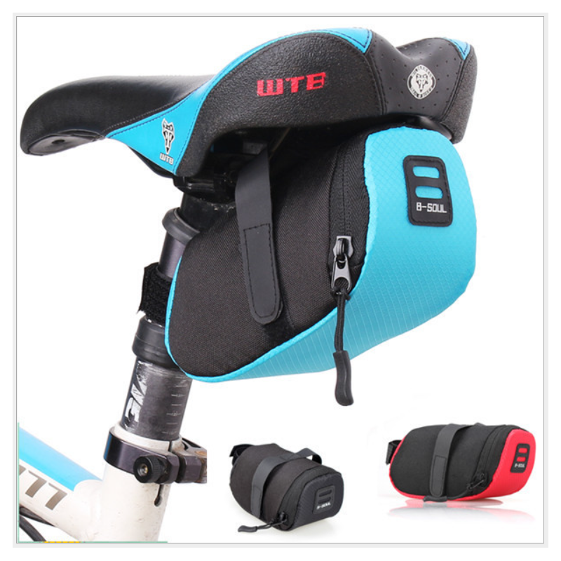 "Unisex vattentät cykelväska, svart med ficka, perfekt förvaring av mobil, nycklar under cykelturer, accessoar, 15x7x7 cm."