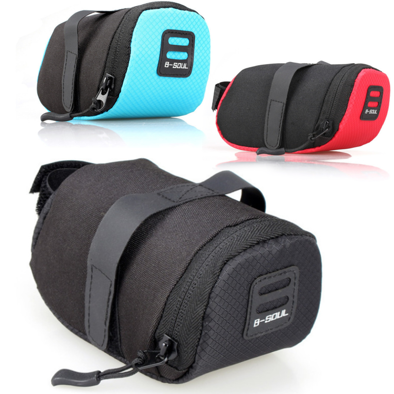 "Unisex vattentät cykelväska, svart med ficka, perfekt förvaring av mobil, nycklar under cykelturer, accessoar, 15x7x7 cm."