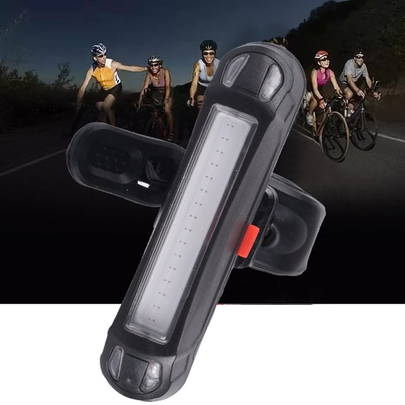 "Universellt magnetiskt ljus för cykling, nattaktiviteter; kompakt, bärbar design, vitt och rött ljus för säkerhet."