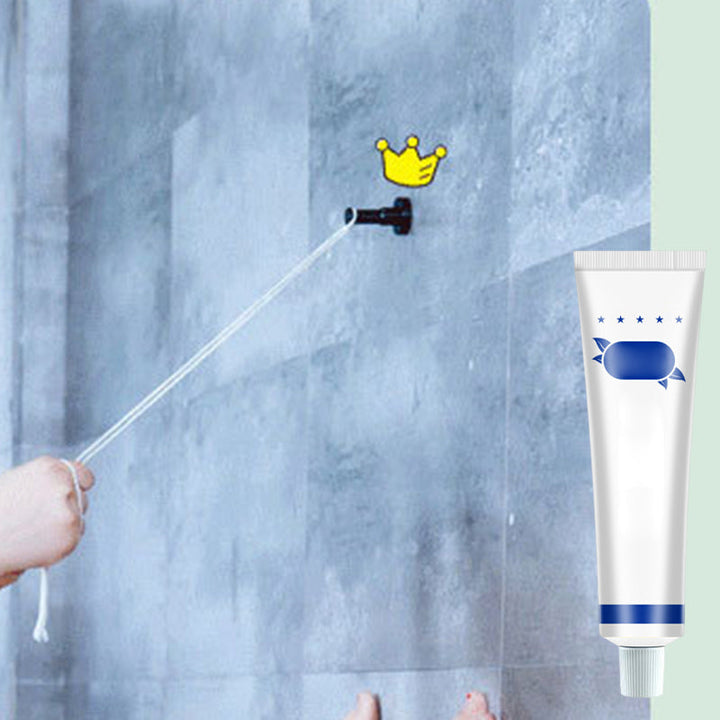 "Vattenresistent multifunktionellt nagelfritt lim för trä, plast, metall; idealiskt för hemprojekt utan borrning."