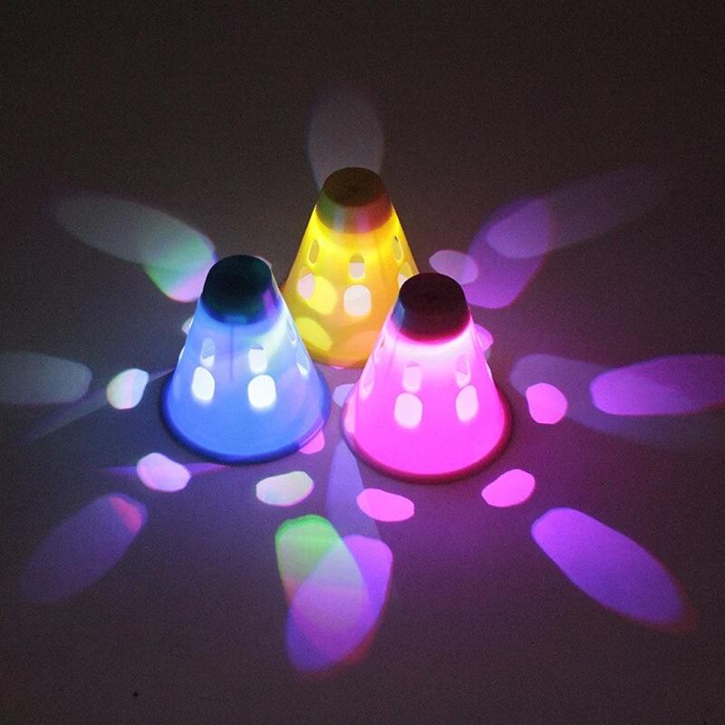 "Vattentäta LED-lampor för tältpinnar i färgskiftande design, kompakt form, optimal för nattbelysning, utomhusbruk."
