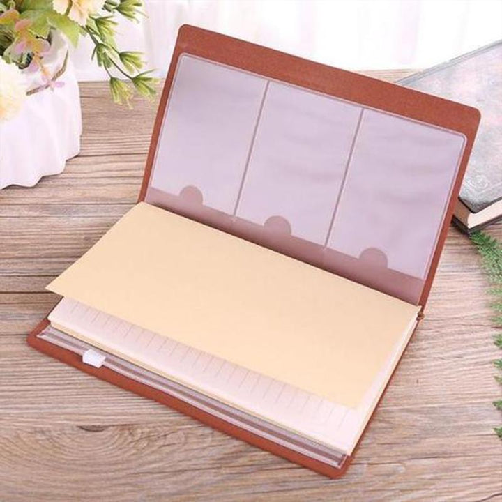"Vintage graverad läderjournal med budskap, konstläderomslag, graverade citat, elegant design för inspiration och skrivande."