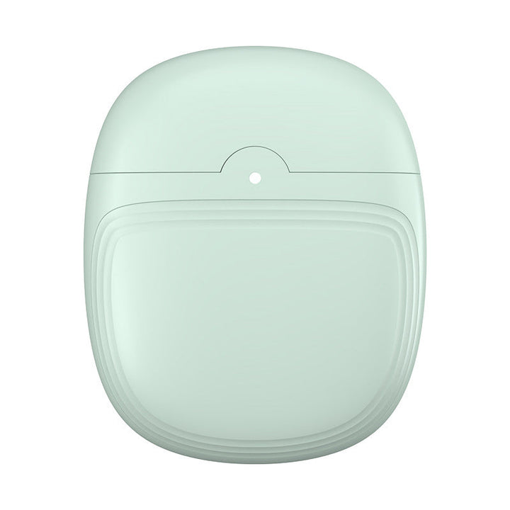 "Vit och grön elektrisk nagelklippare, smart design med ergonomisk grepp och inbyggd nagelspånssamlare."