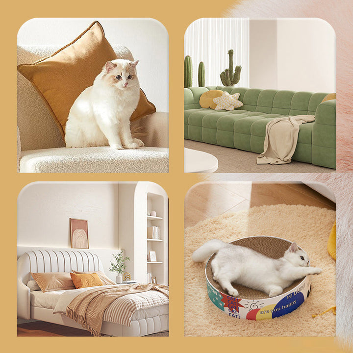 "Vit och orange bärbar hårrullare för husdjur av hållbart ABS-material, kompakt design för effektiv hårborttagning."