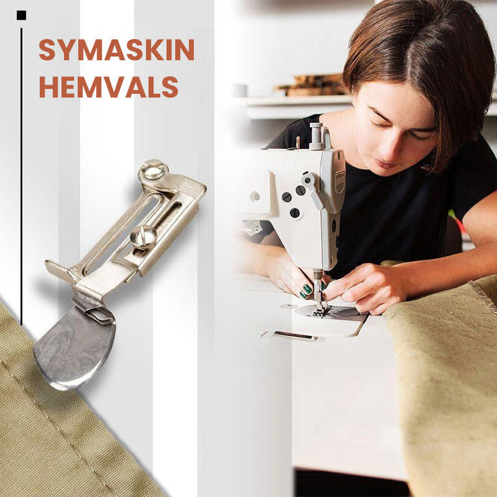 "Vit symaskin för effektiv sömning och precisionsarbete, perfekt för hemmabruk och professionella textilprojekt."